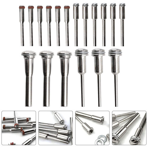 26 uds. mandril de tornillo para disco corte 2/3/6 mm con 2
