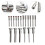 26 uds. mandril de tornillo para disco corte 2/3/6 mm con 5