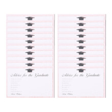 20 tarjetas multiusos para graduaciones, temáticas rosa
