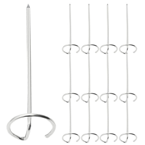 12 brochetas reutilizables para freidora de aire y