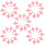 50 pinces en pour photos peintures (rose) 1