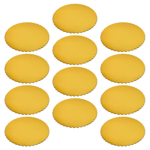 plateau rond 12 pièces pour gâteau mousse, support décor