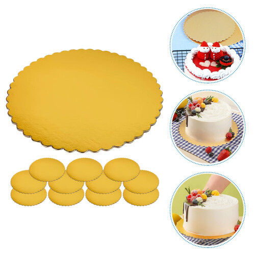 plateau rond 12 pièces pour gâteau mousse, support décor 2