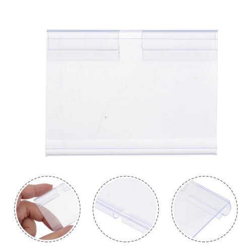 support étiquette plastique 30 pcs filaire pour rayon affichage 2