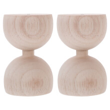 2 chapeaux de poteau style européen forme sablier pour