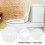 4 recharges pour WC, compatibles de nettoyage 5