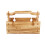 table pliante 2-en-1 panier de rangement en 4