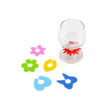6 embouts silicone pour verre, colorés, idéal