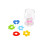 6 embouts silicone pour verre, colorés, idéal 6