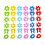6 embouts silicone pour verre, colorés, idéal 10