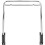 repose-pied en acier inoxydable avec placage 1