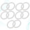 10 joints silicone 70 mm pour bouteille récipient cuisine 6