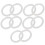 10 joints silicone 70 mm pour bouteille récipient cuisine 5