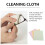 chiffon nettoyage 32 pièces pour écrans, objectifs, lunettes, 3