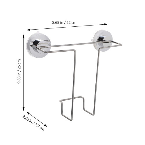 Support Revues Acier Inoxydable Ventouse Pour Salle De Bain 1