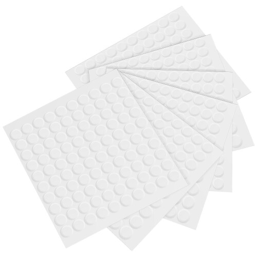 600 pièces points adhésifs doubles face transparent 1
