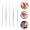 5 pièces bâtonnets de mélange pour nail art et 4