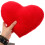 oreiller cœur en peluche - coussin - idée cadeau saint-valentin 5