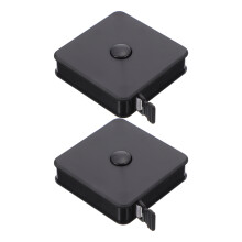 2 pièces outils mesure portables forme carrée - petites règles à