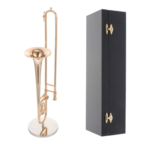 trombone en 1 pièce décor bureau instrument miniature