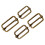 Masteelf 20 Pcs Suitcase Elastic Strap Belt Qinggu Bag Buckles 10