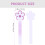 100 pcs flower shape perfume test strips for scents and essential oils 6