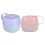 2 Pcs Portable Pacifier Storage Case Soother Holder Boxes Wide Mouth 1