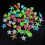 60 Pcs Decorative Pebbles Luminous Stone Decoration Glow Cobblestone 9