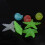 60 Pcs Decorative Pebbles Luminous Stone Decoration Glow Cobblestone 6