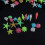 60 Pcs Decorative Pebbles Luminous Stone Decoration Glow Cobblestone 7