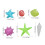 60 Pcs Decorative Pebbles Luminous Stone Decoration Glow Cobblestone 2