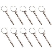 10Pcs Durable Silver Screwdrivers Repair Kit