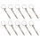 10Pcs Durable Silver Screwdrivers Repair Kit 1