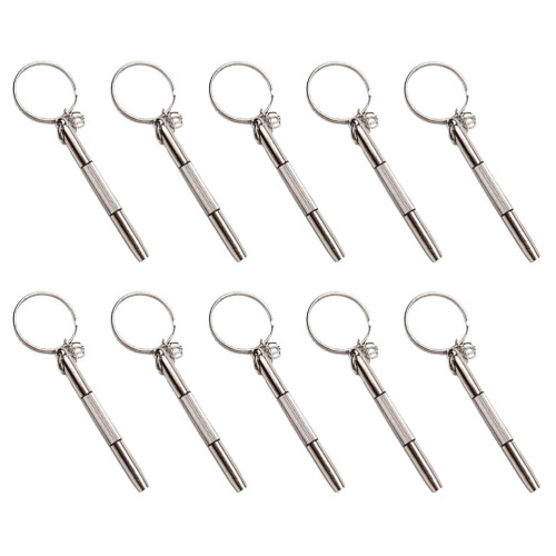 10Pcs Durable Silver Screwdrivers Repair Kit
