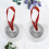 mini finger cymbals pair silver percussion rhythm for dancer party 11