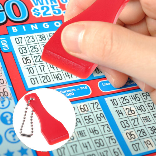 10pcs card scratcher tools for tickets with hanging design 2