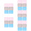 30 Pcs Comfortable Hamster Cooling Mats Washable Pet Pads 10