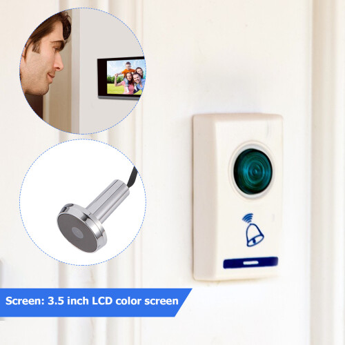 viseur 3,5 pouces avec caméra 120 écran lcd pour porte 1