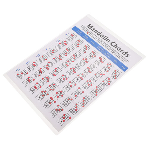 1Pièces Tableau Accords Mandoline Pratique Accessoire Coloré 2