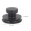 buddha sound bowl with handle and suction base black 2