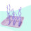 1pack Portable Bottle Drying Rack Drainage For Daily Use 8