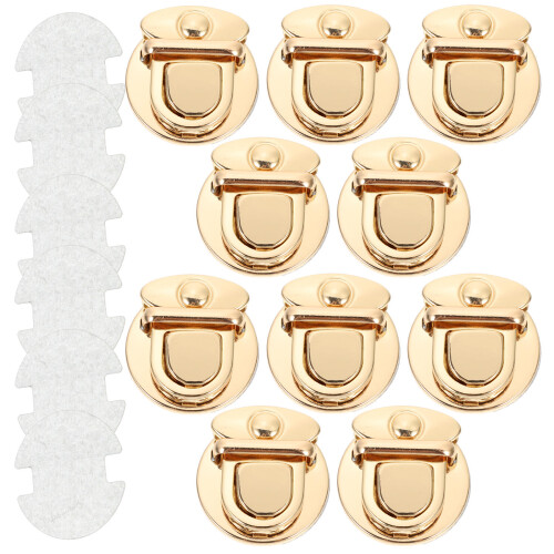10 pcs diy bag buckle iron press push lock hardware accessories