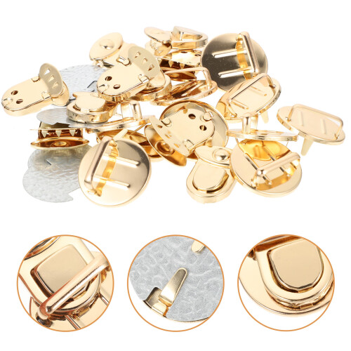 10 pcs diy bag buckle iron press push lock hardware accessories 2