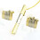 Cufflink Lapel Clip Sleeve Buttrons Kit Creative Gentleman Gift 8
