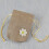 12pcs small linen drawstring pouches for lavender, spices, herbs (mixed) 6