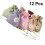 12pcs small linen drawstring pouches for lavender, spices, herbs (mixed) 10