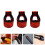 3 Pcs Blowing Aid Flutes Mouthpieces Joints Replacement Brown 4