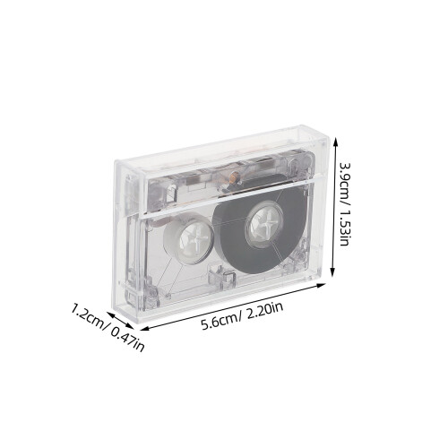 Wall Cassette Ornament Empty Vintage Decor Office White 1