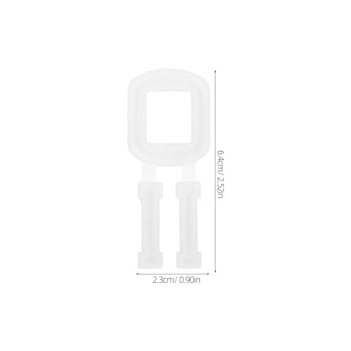Zehuanyu  100 Pcs Curved Display Stand Support Packing Plastic Buckle 1