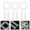 Zehuanyu  100 Pcs Curved Display Stand Support Packing Plastic Buckle 10